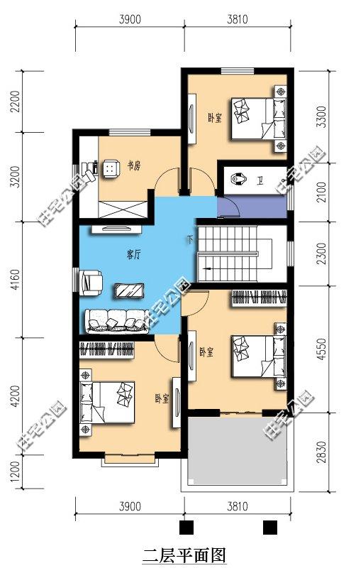 宅基地面寬小？這10套戶型面寬8m隨便挑一套回村建！