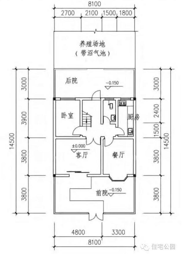 宅基地面寬??？這10套戶型面寬8m隨便挑一套回村建！