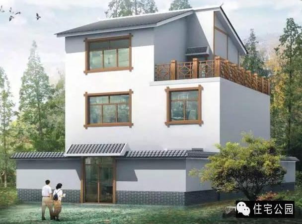 宅基地面寬??？這10套戶型面寬8m隨便挑一套回村建！