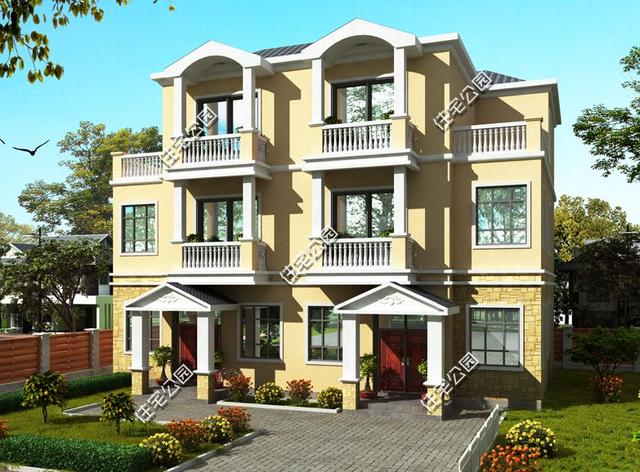 宅基地面寬??？這10套戶型面寬8m隨便挑一套回村建！