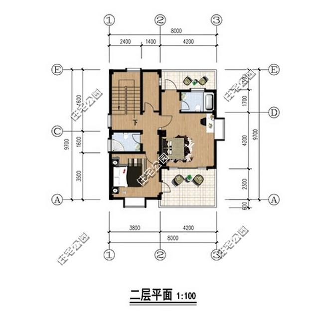 宅基地面寬??？這10套戶型面寬8m隨便挑一套回村建！