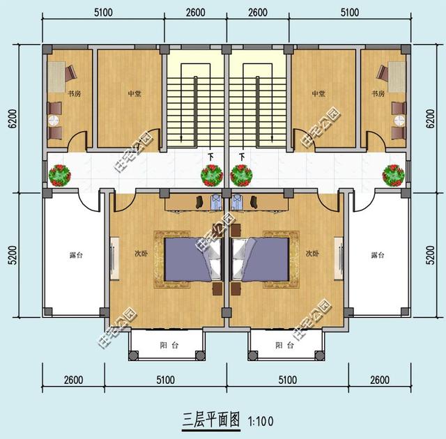 宅基地面寬小？這10套戶型面寬8m隨便挑一套回村建！