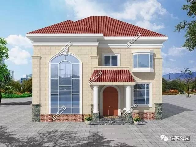 造價25萬的農村別墅12X14米，同一布局，兩種外觀可選！