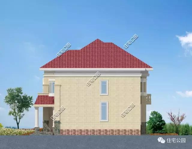 造價25萬的農村別墅12X14米，同一布局，兩種外觀可選！