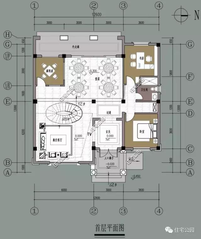 造價25萬的農村別墅12X14米，同一布局，兩種外觀可選！