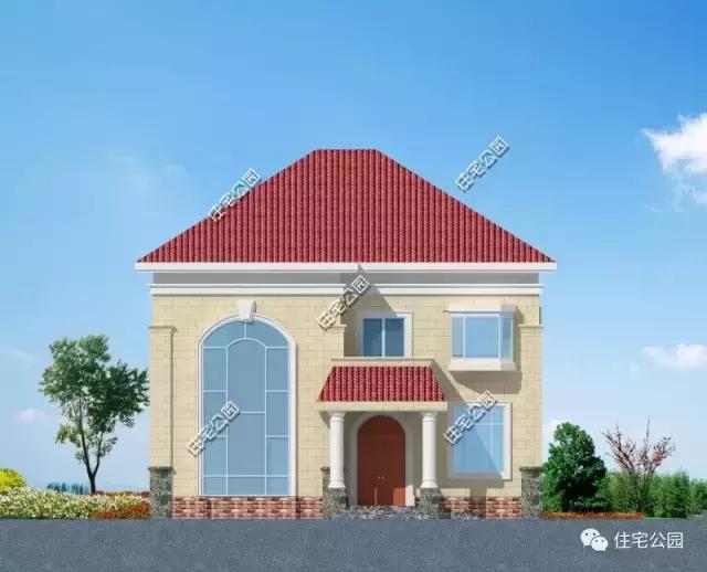 造價25萬的農村別墅12X14米，同一布局，兩種外觀可選！