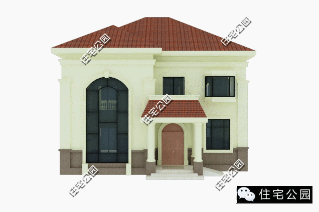 造價25萬的農村別墅12X14米，同一布局，兩種外觀可選！