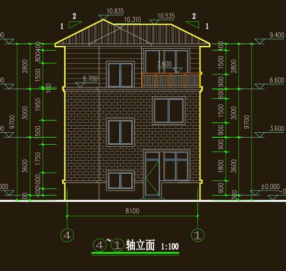 簡單三層農(nóng)村自建房20萬可建，8x10米 帶堂屋