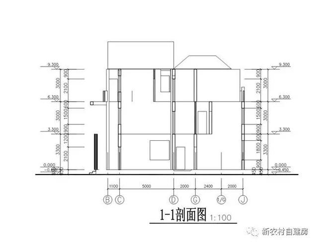 三層農(nóng)村別墅設(shè)計(jì)圖，造價32萬，可獨(dú)棟雙拼自由組合