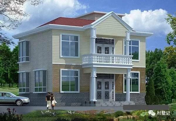 經(jīng)典兩層農(nóng)村別墅戶型，真實建造過程，建好效果很亮眼