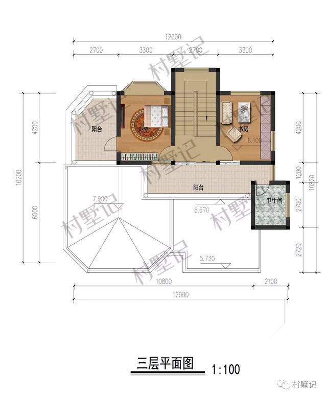 三層大氣歐式農(nóng)村別墅，絲毫不輸城里