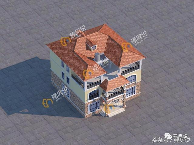 湖北黃岡丈母娘都喜歡的三層農(nóng)村別墅經(jīng)典戶型