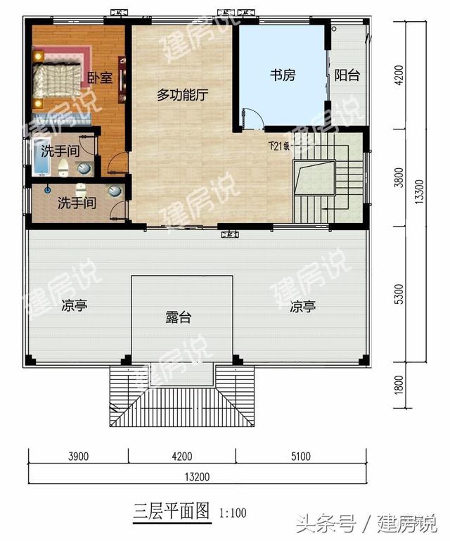 湖北黃岡丈母娘都喜歡的三層農(nóng)村別墅經(jīng)典戶型