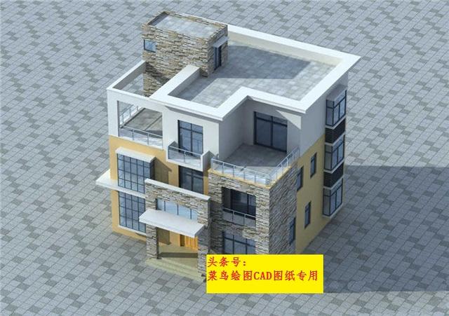 包工頭24萬建3層別墅！玄關(guān)，涼亭，活動室，布局通風采光良好