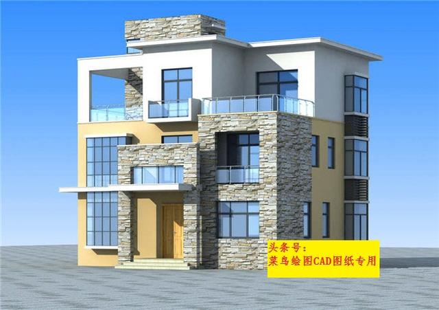 包工頭24萬建3層別墅！玄關(guān)，涼亭，活動室，布局通風采光良好