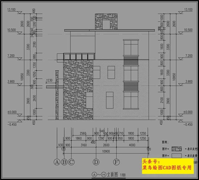包工頭24萬建3層別墅！玄關(guān)，涼亭，活動室，布局通風采光良好