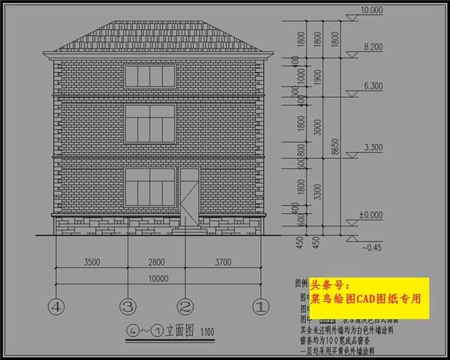 26萬建3層別墅！外觀造型簡潔，平面布置緊湊，采光通風(fēng)良好