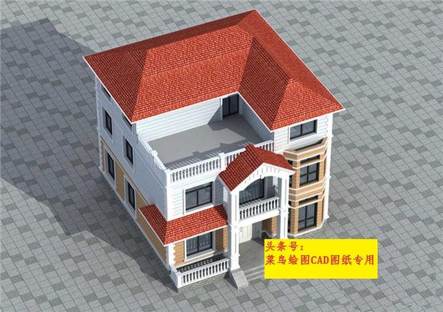 26萬建3層別墅！外觀造型簡潔，平面布置緊湊，采光通風(fēng)良好