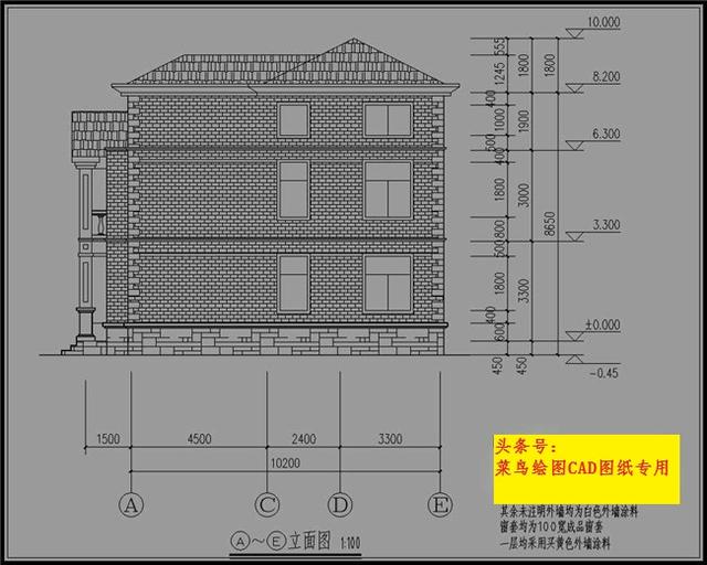 26萬建3層別墅！外觀造型簡潔，平面布置緊湊，采光通風(fēng)良好