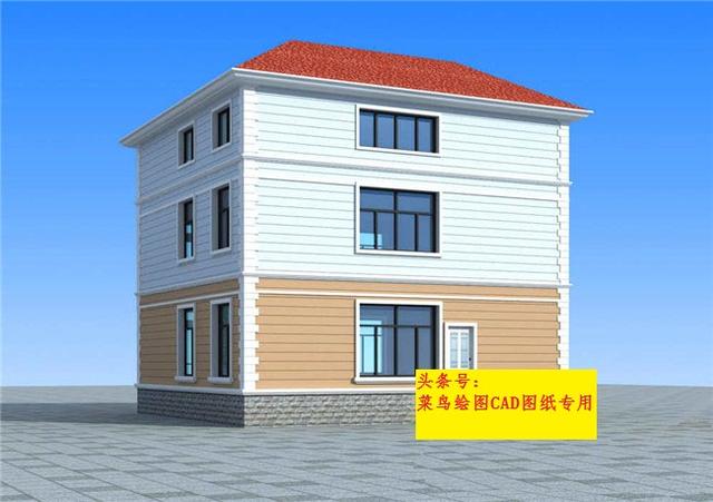 26萬建3層別墅！外觀造型簡潔，平面布置緊湊，采光通風(fēng)良好