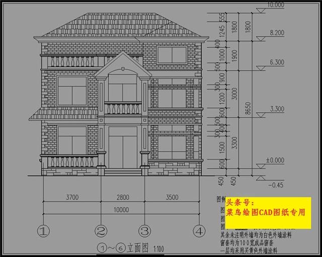 26萬建3層別墅！外觀造型簡潔，平面布置緊湊，采光通風(fēng)良好