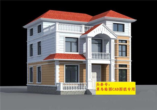 26萬建3層別墅！外觀造型簡潔，平面布置緊湊，采光通風(fēng)良好