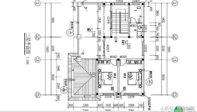 13米x9.8米三層農(nóng)村自建別墅，農(nóng)村歐式風正在興起
