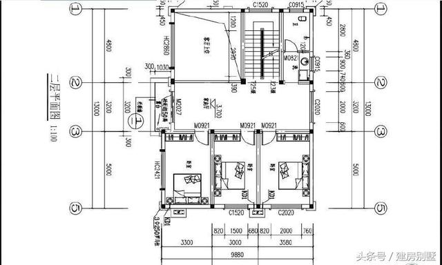 13米x9.8米三層農(nóng)村自建別墅，農(nóng)村歐式風正在興起