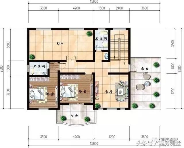 自從建了這棟別墅，再也不用去KTV花冤枉錢了