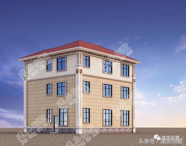 12.8×11.4米三層農(nóng)村別墅，多少人盼了一輩子就為這套房