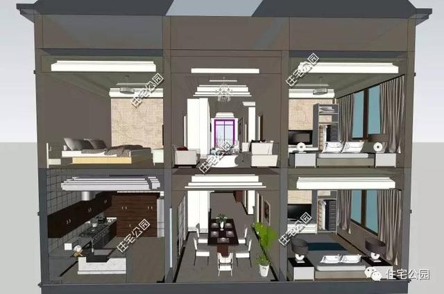 11x12m二層鄉(xiāng)村小別墅裝成這樣20萬就夠了，比你家如何？