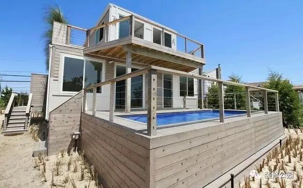 農(nóng)村別墅有庭院，上網(wǎng)買個集裝箱游泳池，下午就能游泳了