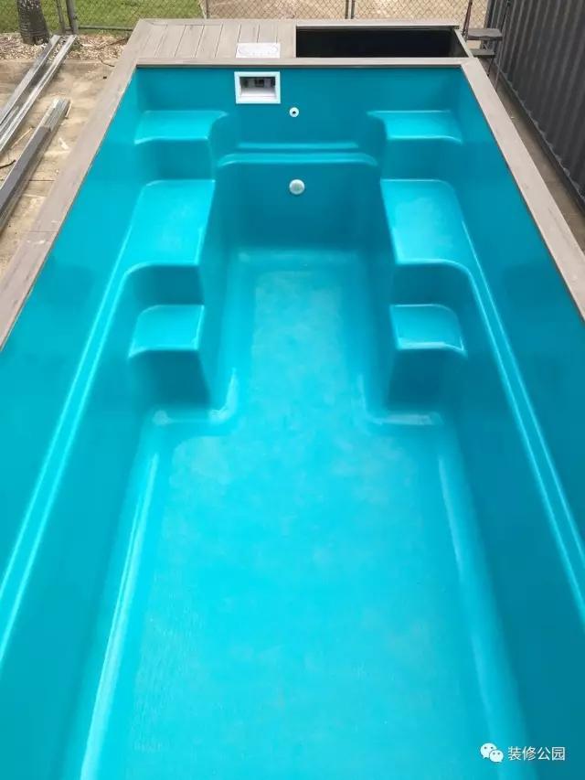 農(nóng)村別墅有庭院，上網(wǎng)買個集裝箱游泳池，下午就能游泳了
