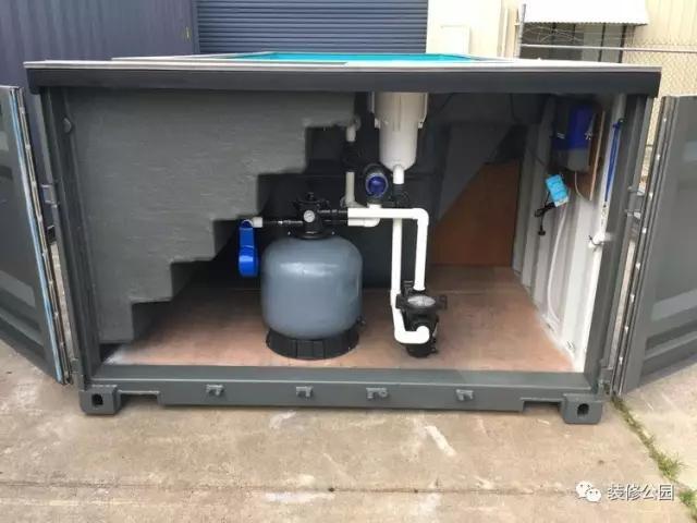 農(nóng)村別墅有庭院，上網(wǎng)買個集裝箱游泳池，下午就能游泳了