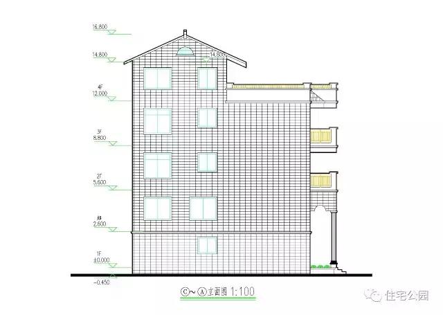自建10X14米4層半戶型，祖孫同住不成問題，全圖！