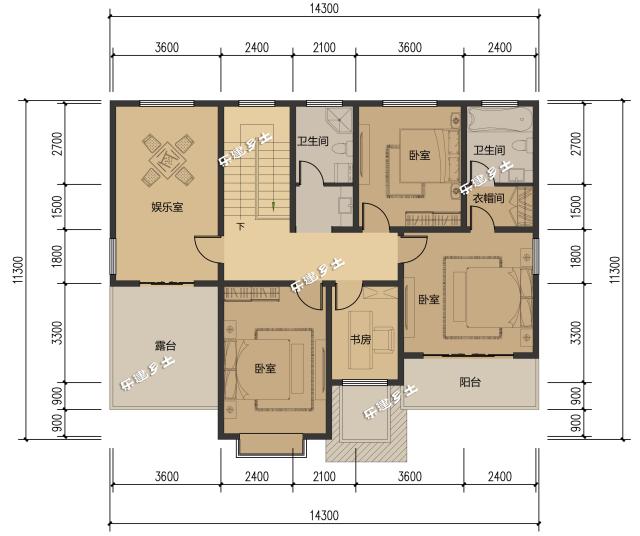 二層簡(jiǎn)歐農(nóng)村鄉(xiāng)間別墅設(shè)計(jì)，造型優(yōu)雅，性價(jià)比高
