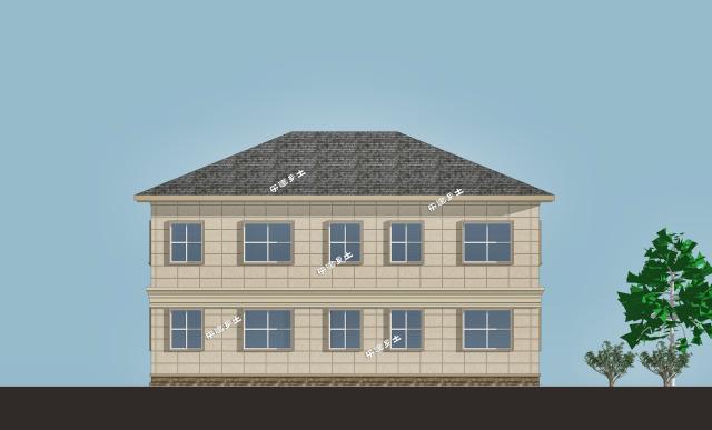 二層簡(jiǎn)歐農(nóng)村鄉(xiāng)間別墅設(shè)計(jì)，造型優(yōu)雅，性價(jià)比高