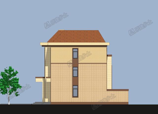 三層歐陸風(fēng)自建房設(shè)計(jì)，辦公+居住，布局設(shè)計(jì)實(shí)用合理