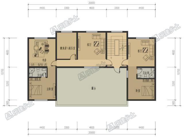 三層歐陸風(fēng)自建房設(shè)計(jì)，辦公+居住，布局設(shè)計(jì)實(shí)用合理