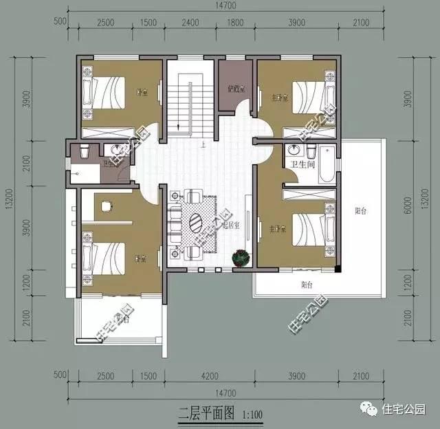 2套農(nóng)村別墅，客廳、堂屋都有，你建哪套？