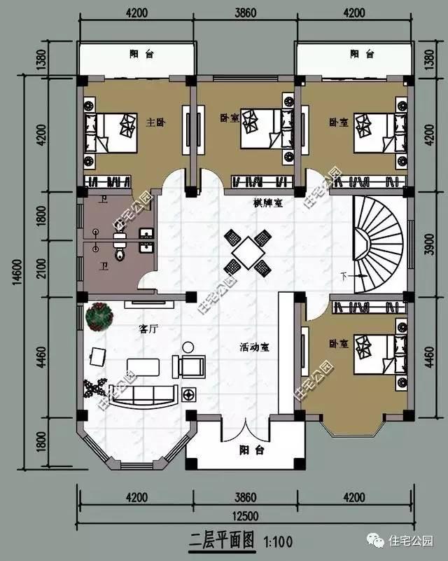 2套農(nóng)村別墅，客廳、堂屋都有，你建哪套？