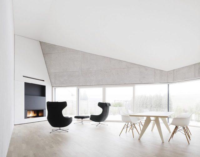 二層帶地下室極簡現(xiàn)代別墅設(shè)計，晶體外形獨具氣質(zhì)