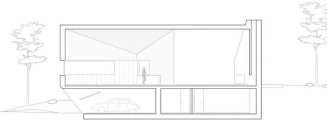 二層帶地下室極簡現(xiàn)代別墅設(shè)計，晶體外形獨具氣質(zhì)