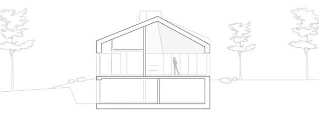 二層帶地下室極簡現(xiàn)代別墅設(shè)計，晶體外形獨具氣質(zhì)