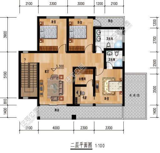 3套農(nóng)村自建房戶型，外觀要漂亮，顏色單調(diào)怎么行！