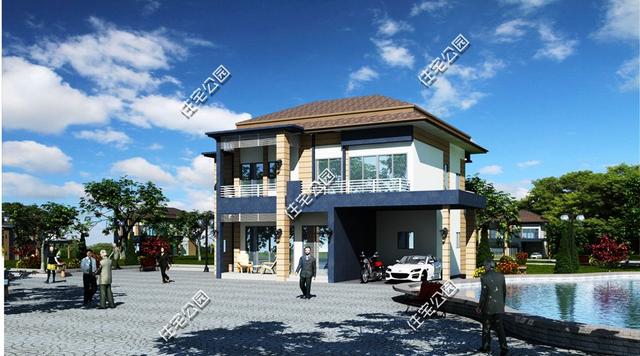 3套農(nóng)村自建房戶型，外觀要漂亮，顏色單調(diào)怎么行！