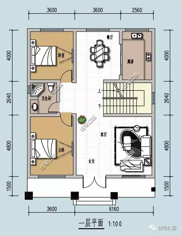 3套農(nóng)村自建房戶型，外觀要漂亮，顏色單調(diào)怎么行！