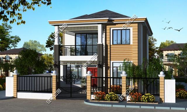 3套農(nóng)村自建房戶型，外觀要漂亮，顏色單調(diào)怎么行！