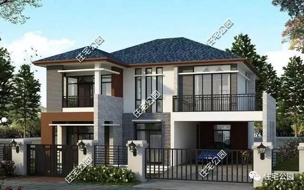 2套別墅戶型，5室2廳含車庫，只有年輕人才喜歡？