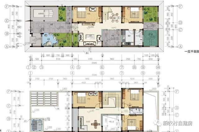 10套北方農(nóng)村平房設(shè)計圖，帶院子，25萬內(nèi)含造價表